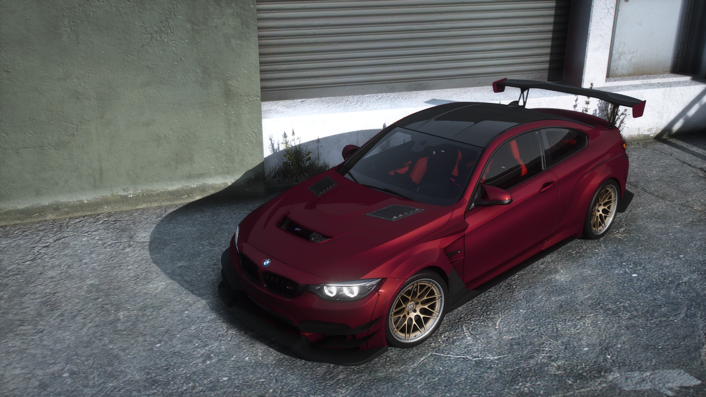 BMW M4 F82 2014 [210+ Tuning / Liveries / Rims / Add-On / Debadged / FiveM / LODS / Replace]