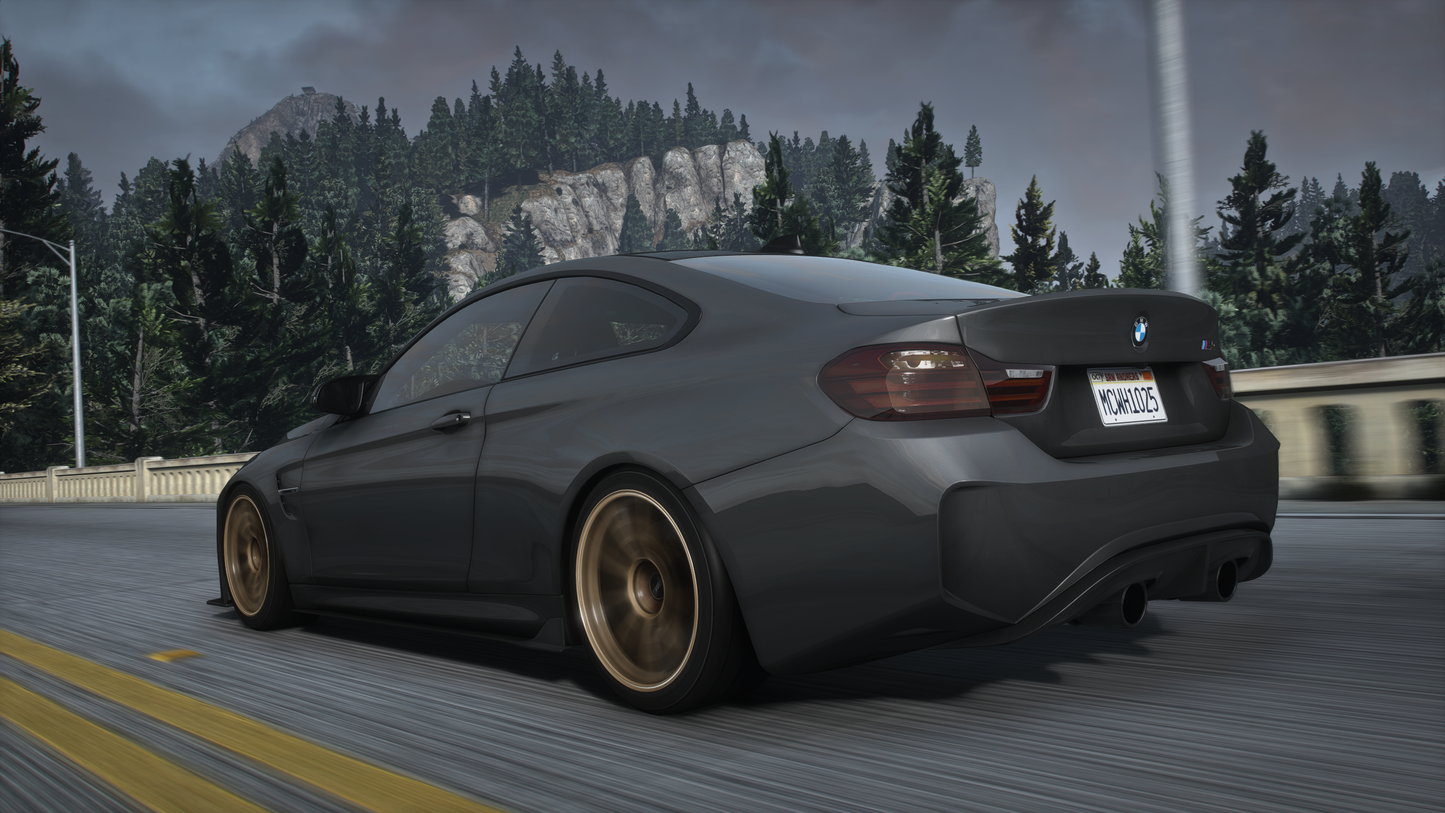 BMW M4 F82 2014 [210+ Tuning / Liveries / Rims / Add-On / Debadged / FiveM / LODS / Replace]
