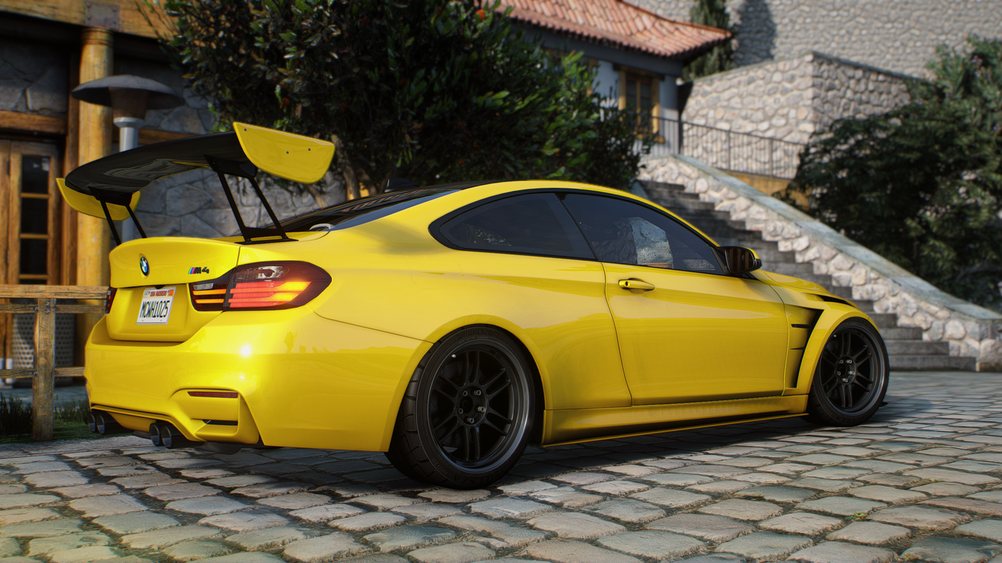BMW M4 F82 2014 [210+ Tuning / Liveries / Rims / Add-On / Debadged / FiveM / LODS / Replace]