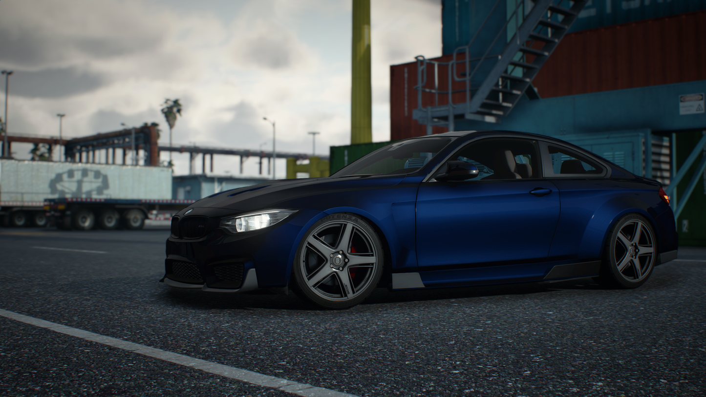 BMW M4 F82 2014 [210+ Tuning / Liveries / Rims / Add-On / Debadged / FiveM / LODS / Replace]