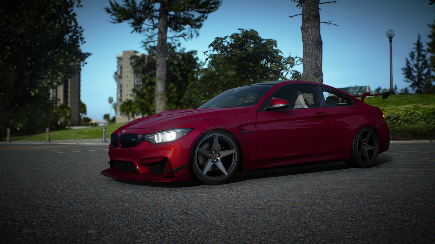 BMW M4 F82 2014 [210+ Tuning / Liveries / Rims / Add-On / Debadged / FiveM / LODS / Replace]