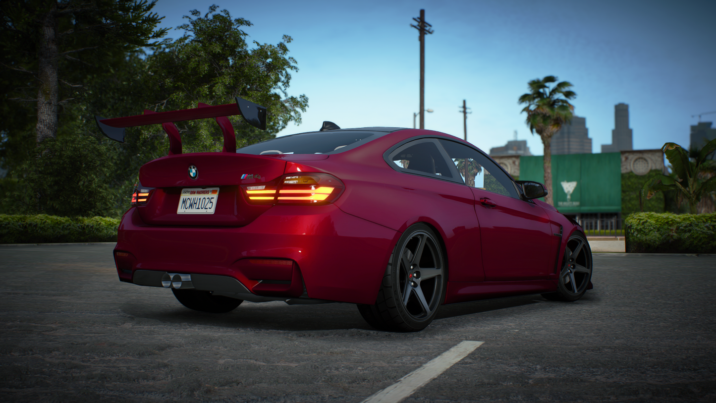 BMW M4 F82 2014 [210+ Tuning / Liveries / Rims / Add-On / Debadged / FiveM / LODS / Replace]