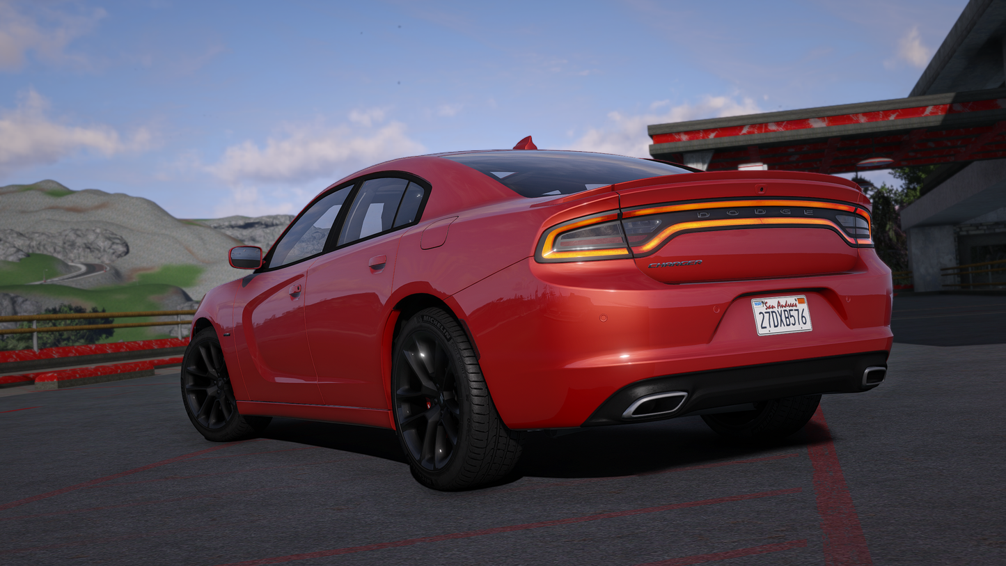 Dodge Charger SXT 2015 [280+ Tuning / Liveries / Rims / Add-On / Debadged / FiveM / LODS / Replace]