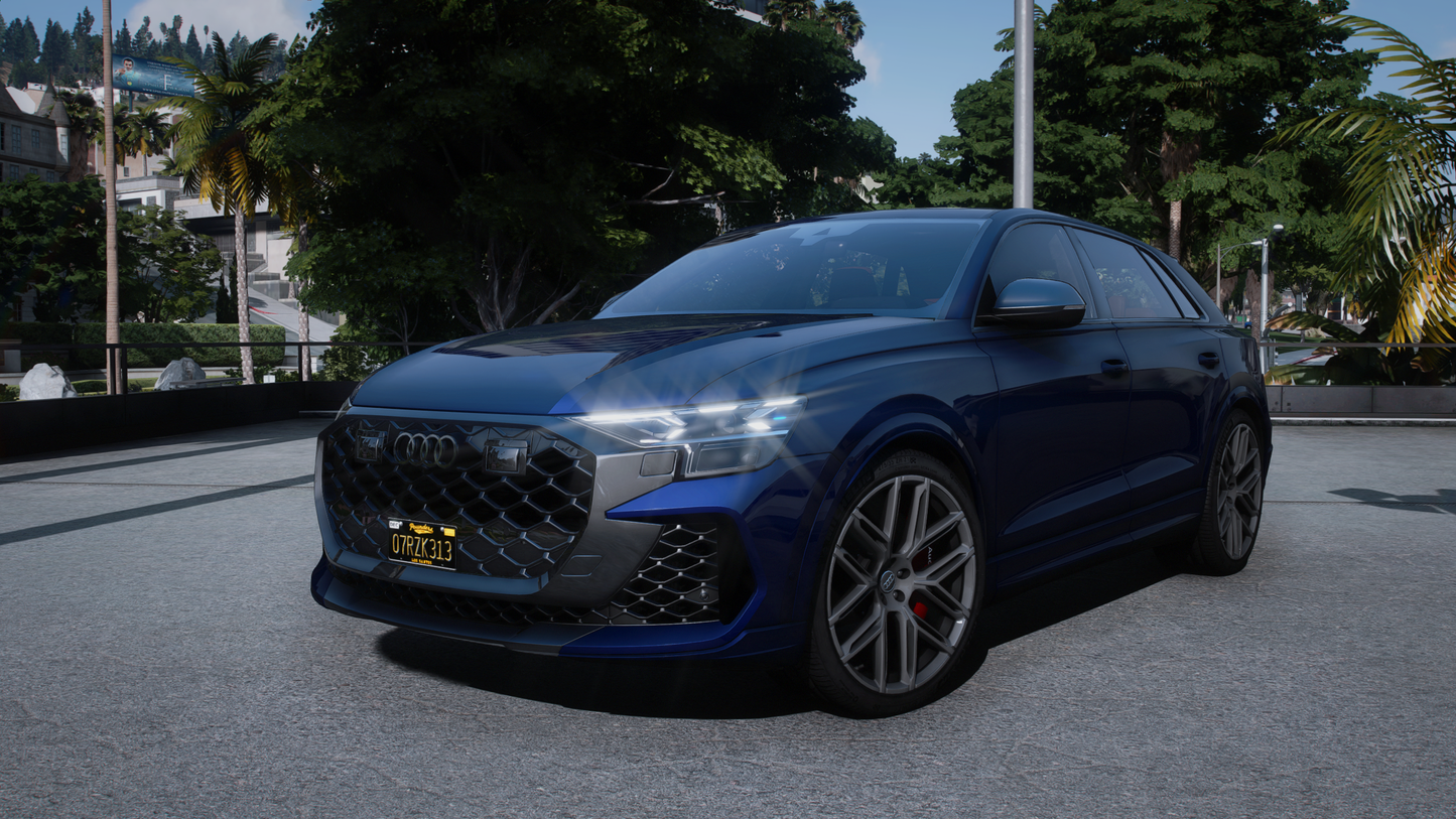 Audi RSQ8 2025 [200+ Tuning / Liveries / Sunroof / Add-On / Debadged / FiveM / LODS / Replace]