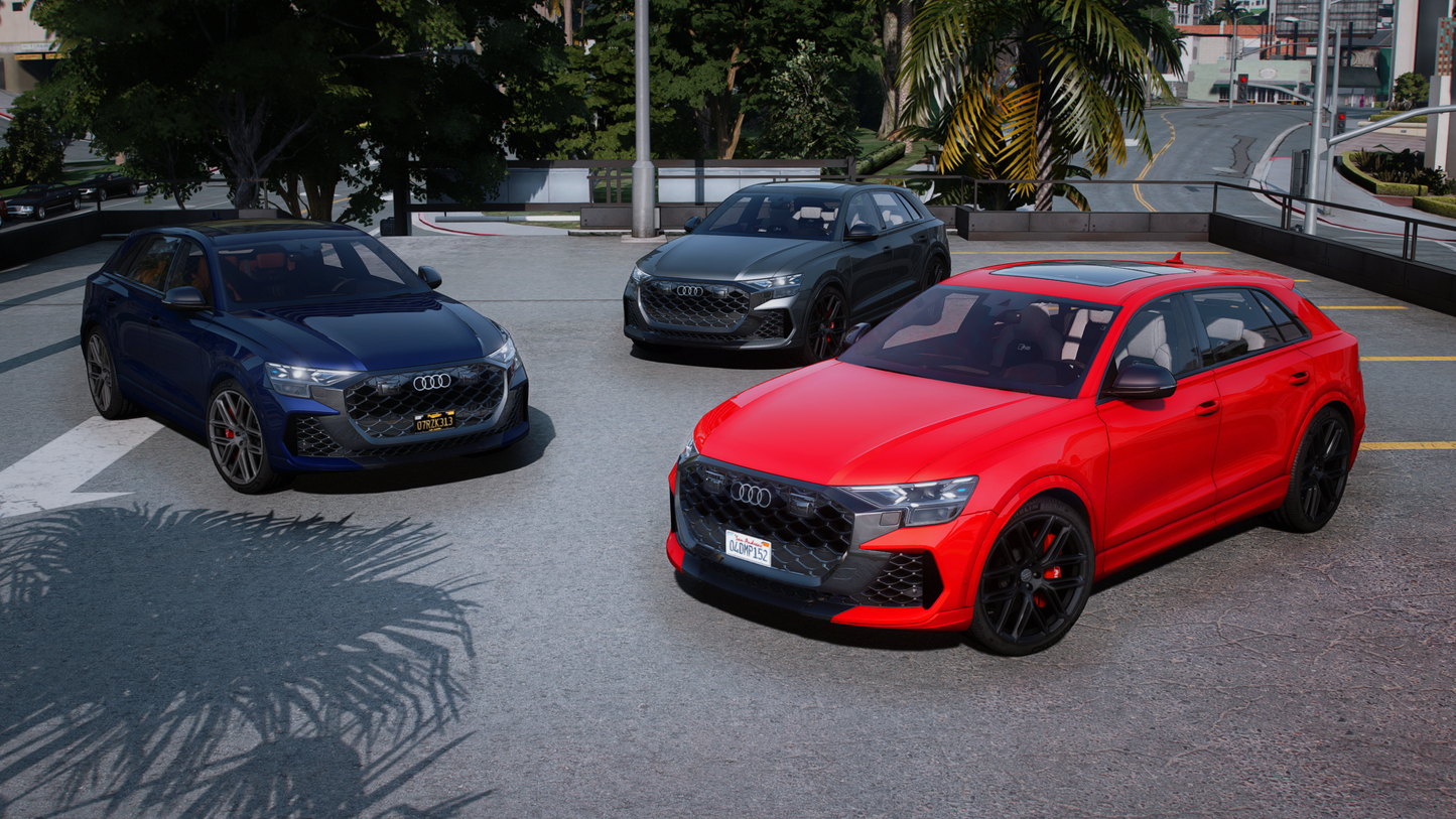Audi RSQ8 2025 [200+ Tuning / Liveries / Sunroof / Add-On / Debadged / FiveM / LODS / Replace]