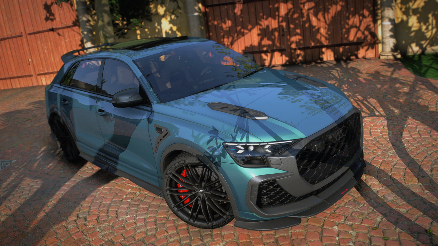 Audi RSQ8 2025 [200+ Tuning / Liveries / Sunroof / Add-On / Debadged / FiveM / LODS / Replace]