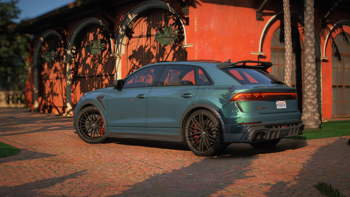 Audi RSQ8 2025 [200+ Tuning / Liveries / Sunroof / Add-On / Debadged / FiveM / LODS / Replace]