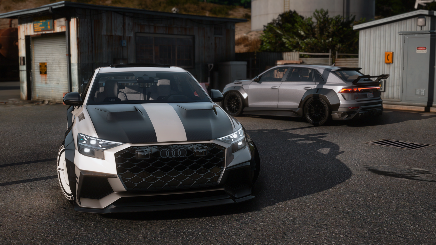 Audi RSQ8 2025 [200+ Tuning / Liveries / Sunroof / Add-On / Debadged / FiveM / LODS / Replace]
