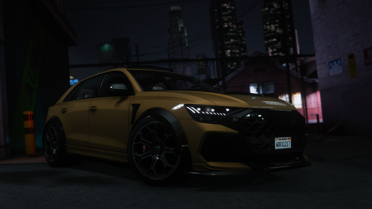 Audi RSQ8 2025 [200+ Tuning / Liveries / Sunroof / Add-On / Debadged / FiveM / LODS / Replace]