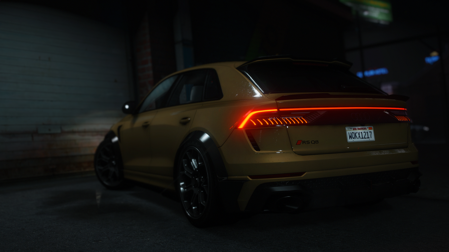 Audi RSQ8 2025 [200+ Tuning / Liveries / Sunroof / Add-On / Debadged / FiveM / LODS / Replace]