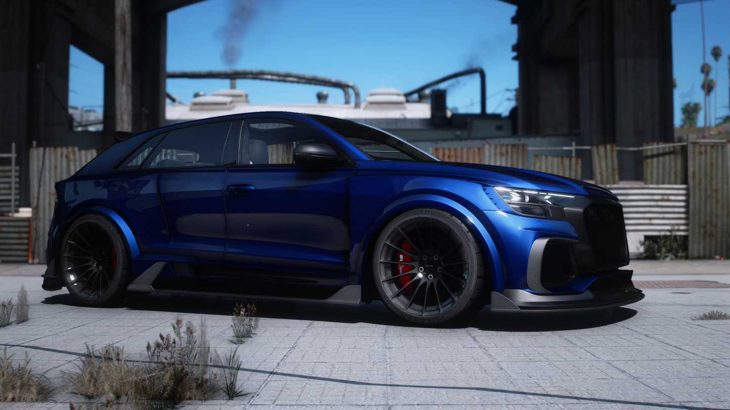 Audi RSQ8 2025 [200+ Tuning / Liveries / Sunroof / Add-On / Debadged / FiveM / LODS / Replace]