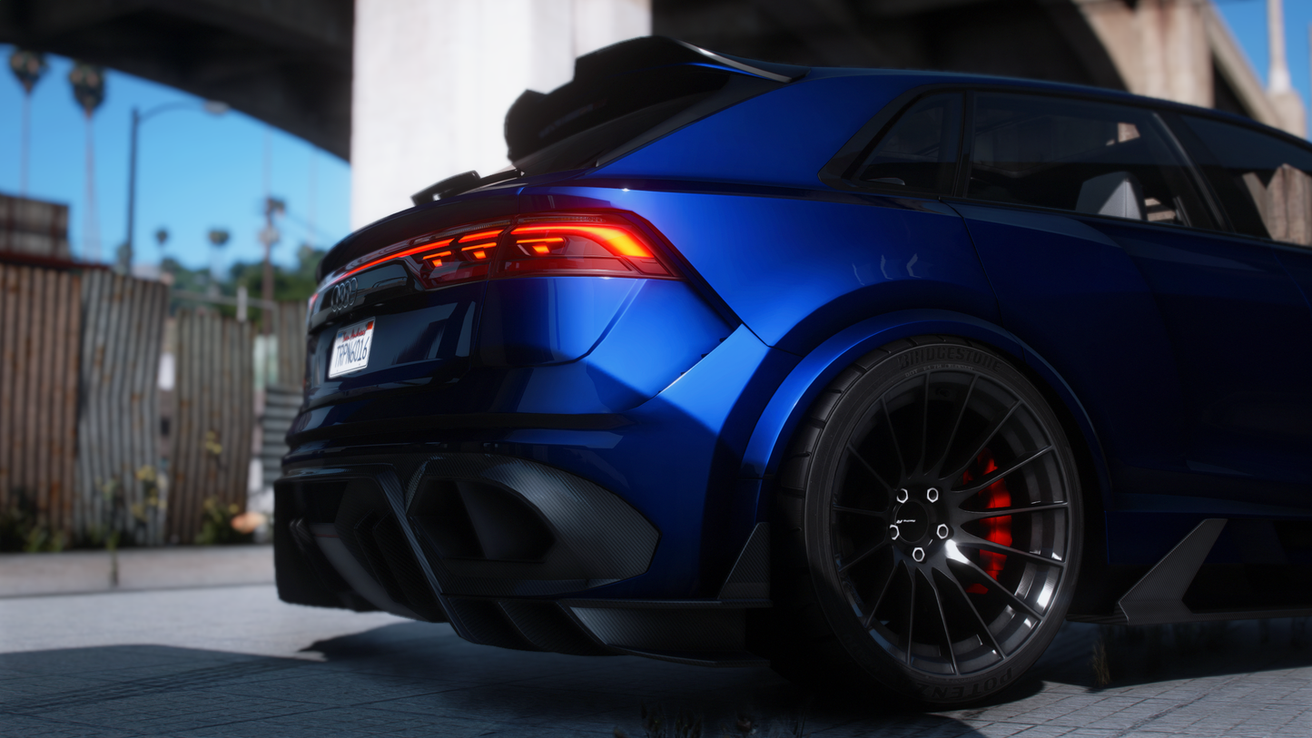 Audi RSQ8 2025 [200+ Tuning / Liveries / Sunroof / Add-On / Debadged / FiveM / LODS / Replace]
