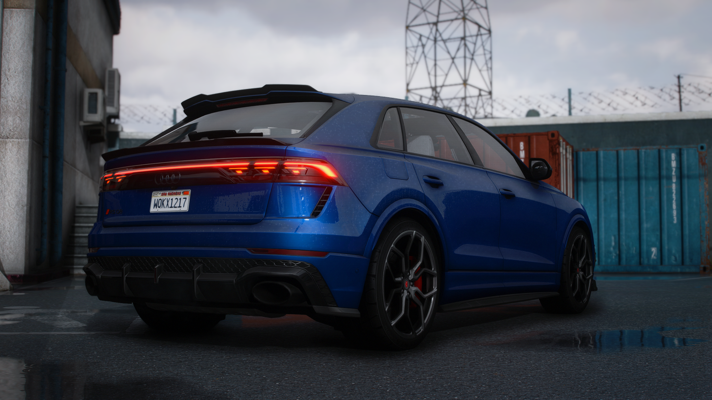 Audi RSQ8 2025 [200+ Tuning / Liveries / Sunroof / Add-On / Debadged / FiveM / LODS / Replace]