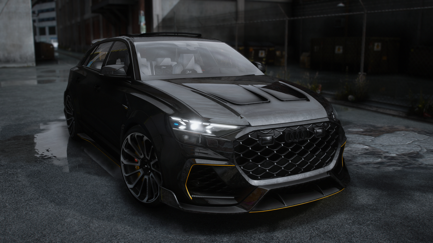Audi RSQ8 2025 [200+ Tuning / Liveries / Sunroof / Add-On / Debadged / FiveM / LODS / Replace]
