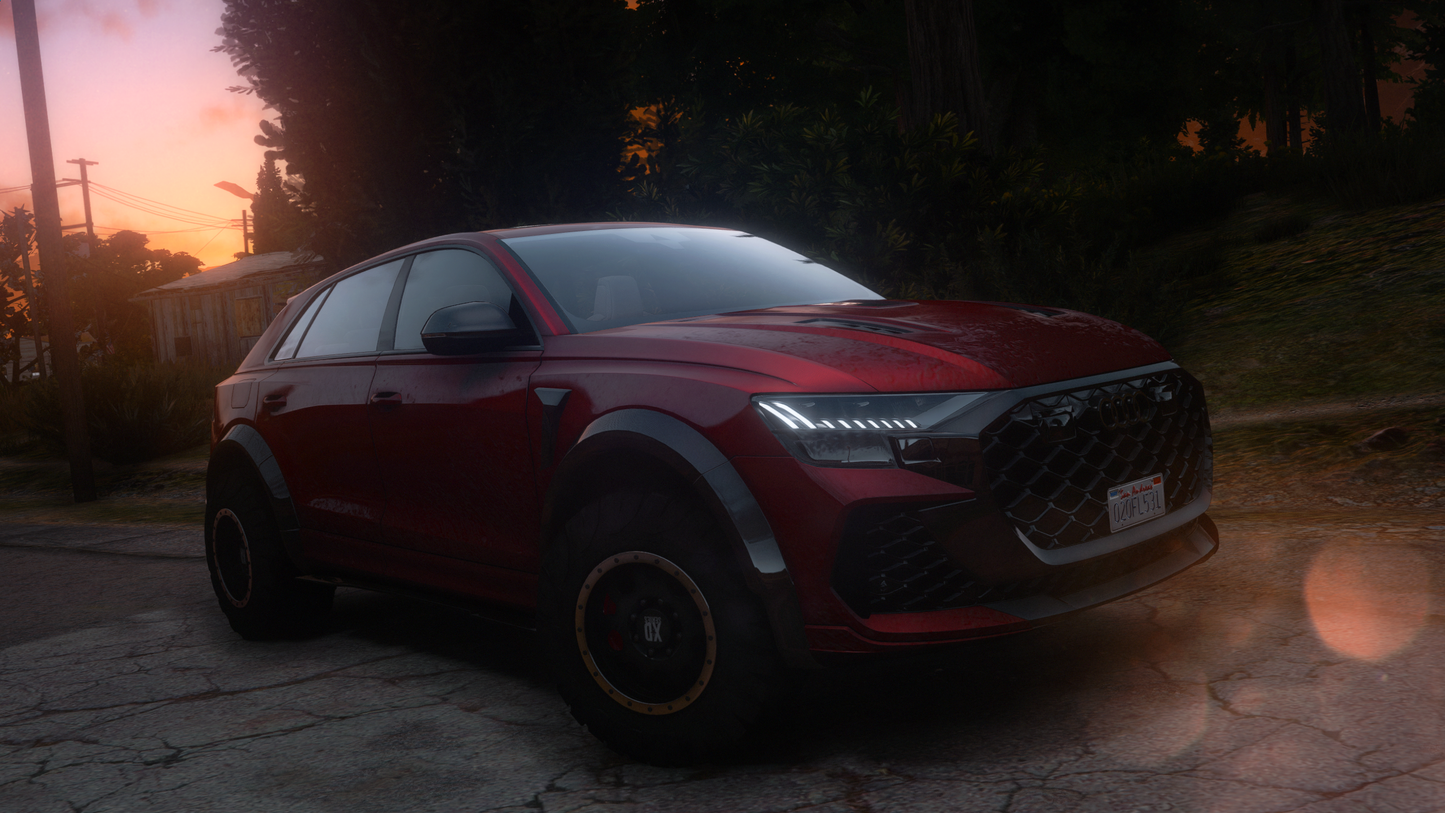 Audi RSQ8 2025 [200+ Tuning / Liveries / Sunroof / Add-On / Debadged / FiveM / LODS / Replace]