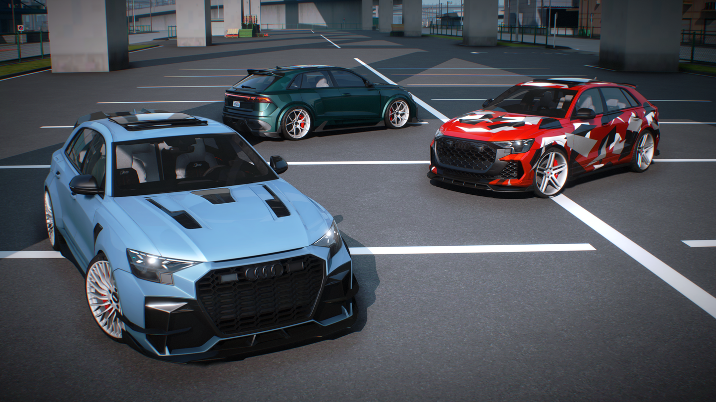 Audi RSQ8 2025 [200+ Tuning / Liveries / Sunroof / Add-On / Debadged / FiveM / LODS / Replace]