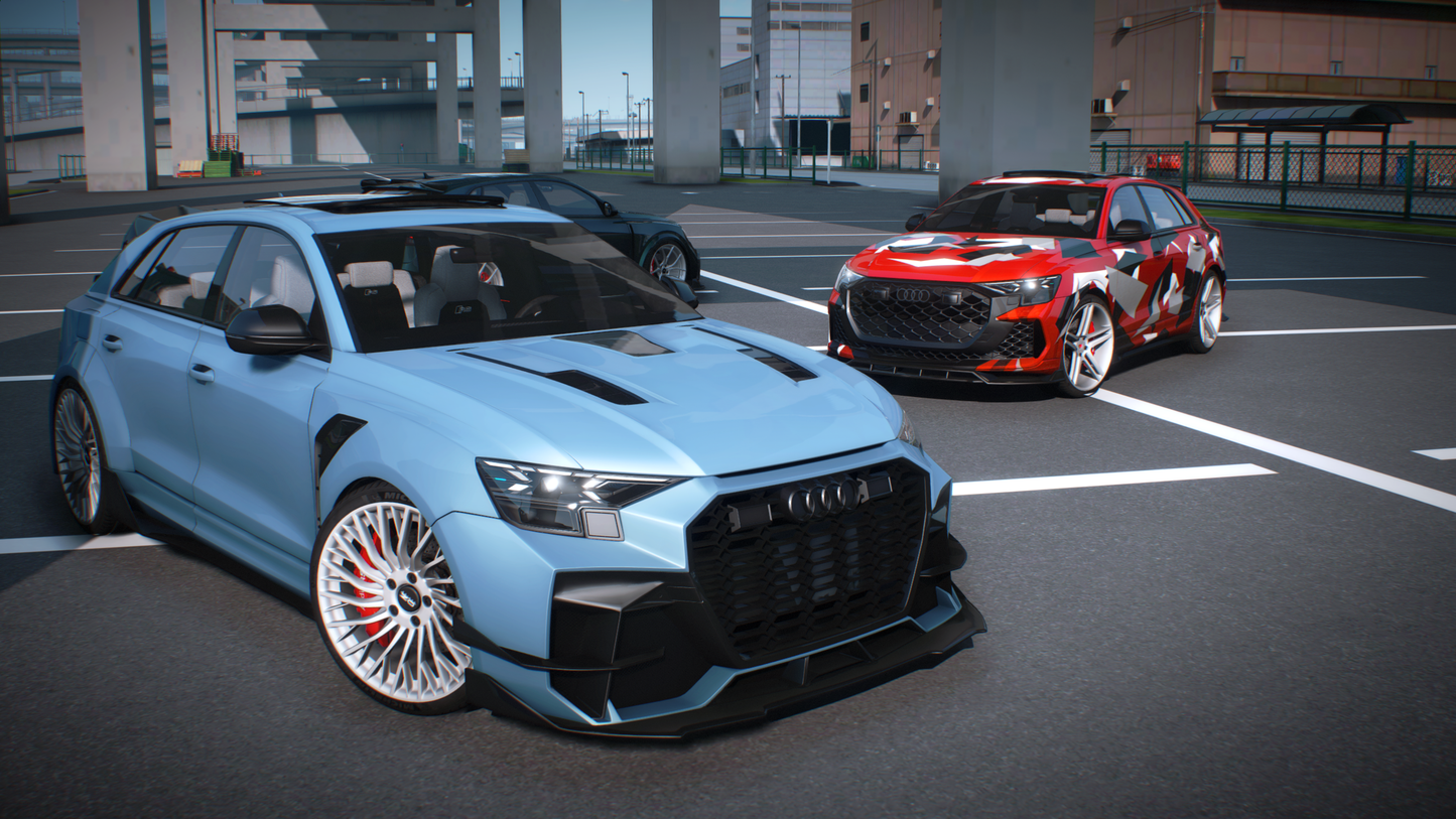 Audi RSQ8 2025 [200+ Tuning / Liveries / Sunroof / Add-On / Debadged / FiveM / LODS / Replace]