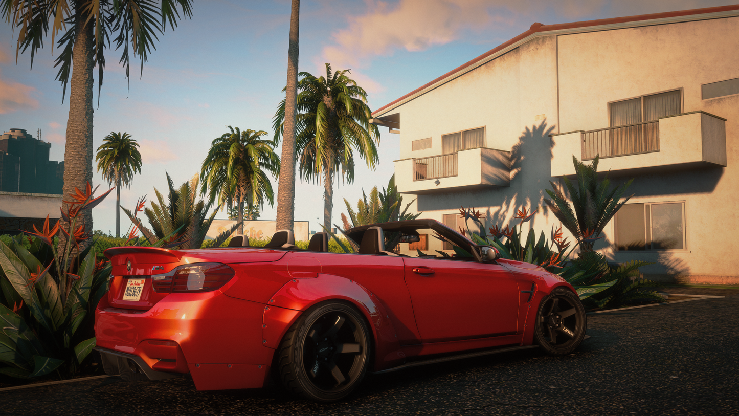 BMW M4 F83 Convertible 2014 [210+ Tuning / Animated Roof / Liveries / Rims / Add-On / Debadged / FiveM / LODS / Replace]