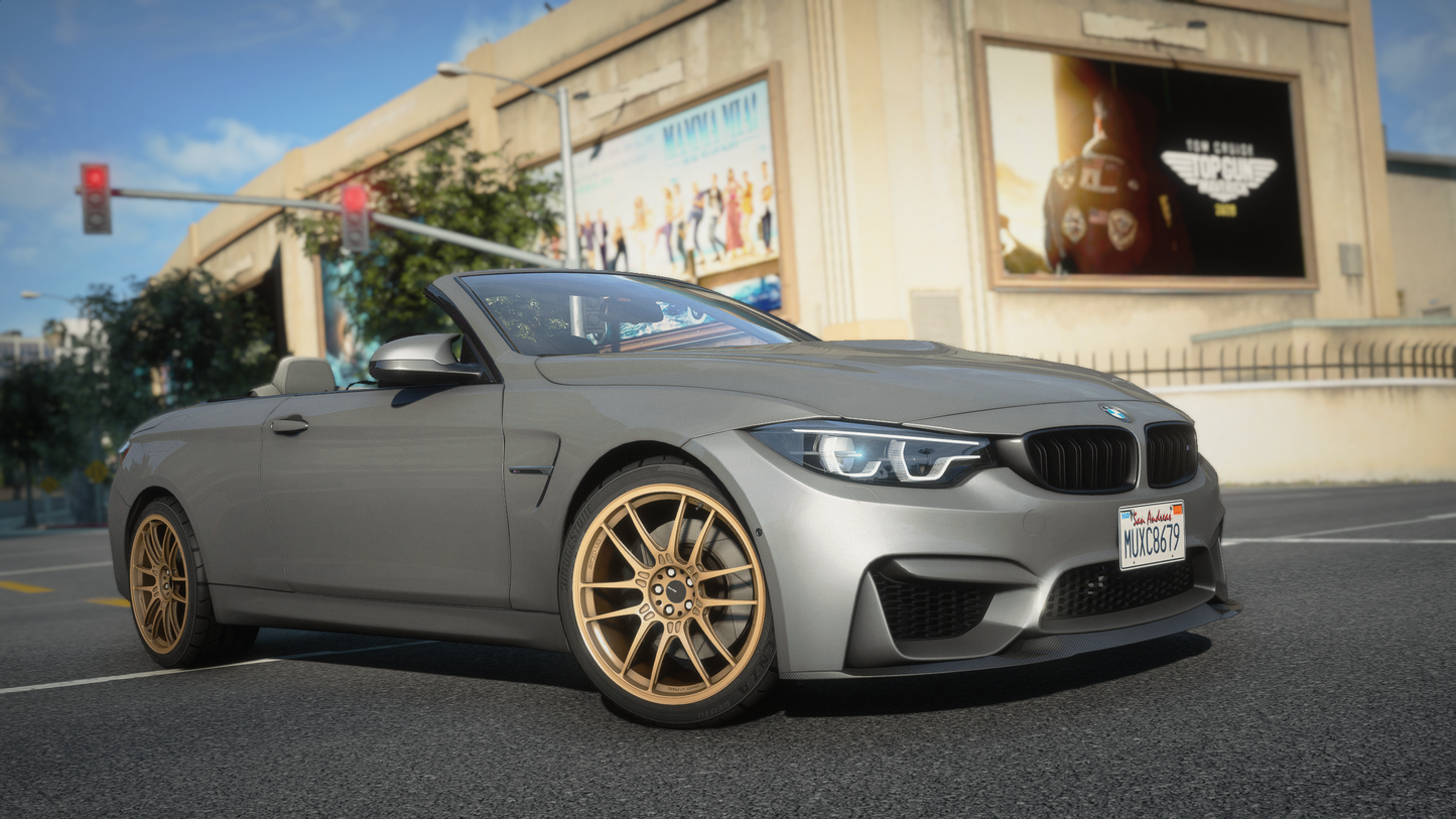 BMW M4 F83 Convertible 2014 [210+ Tuning / Animated Roof / Liveries / Rims / Add-On / Debadged / FiveM / LODS / Replace]