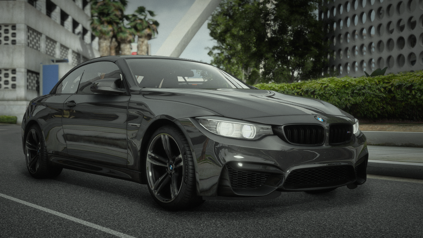 BMW M4 F83 Convertible 2014 [210+ Tuning / Animated Roof / Liveries / Rims / Add-On / Debadged / FiveM / LODS / Replace]