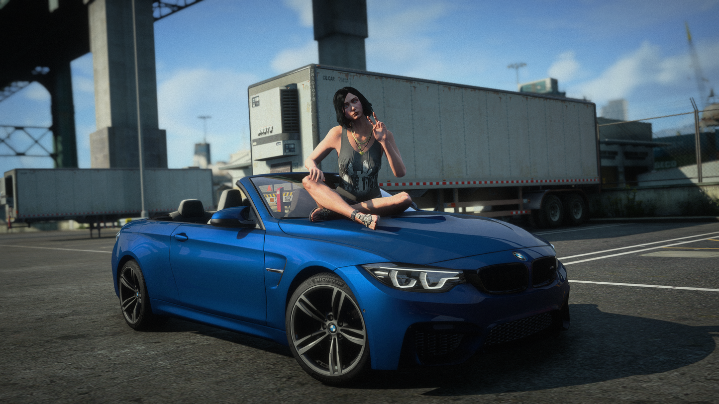 BMW M4 F83 Convertible 2014 [210+ Tuning / Animated Roof / Liveries / Rims / Add-On / Debadged / FiveM / LODS / Replace]