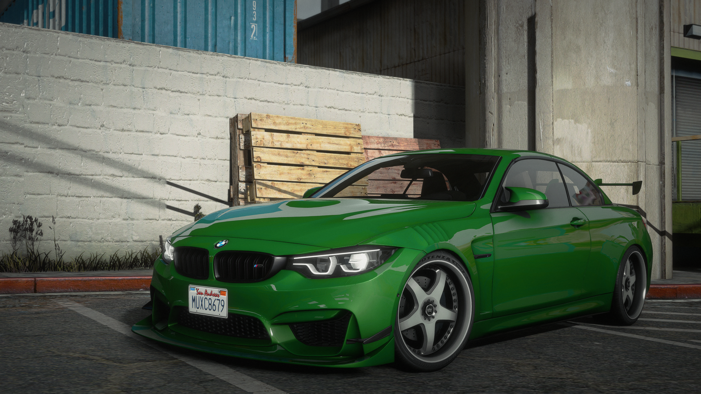 BMW M4 F83 Convertible 2014 [210+ Tuning / Animated Roof / Liveries / Rims / Add-On / Debadged / FiveM / LODS / Replace]