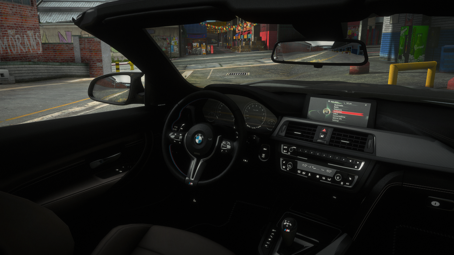 BMW M4 F83 Convertible 2014 [210+ Tuning / Animated Roof / Liveries / Rims / Add-On / Debadged / FiveM / LODS / Replace]