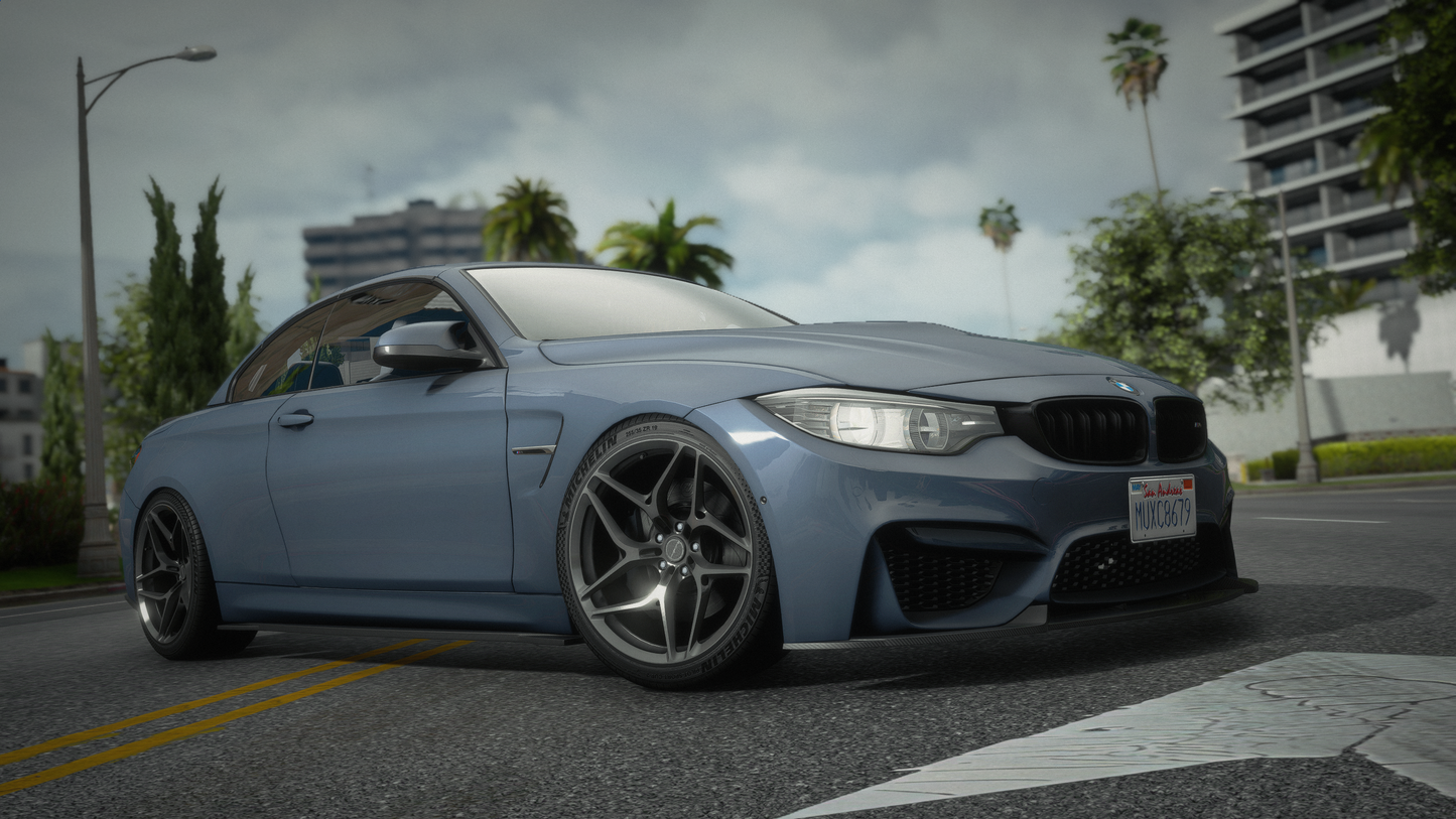 BMW M4 F83 Convertible 2014 [210+ Tuning / Animated Roof / Liveries / Rims / Add-On / Debadged / FiveM / LODS / Replace]