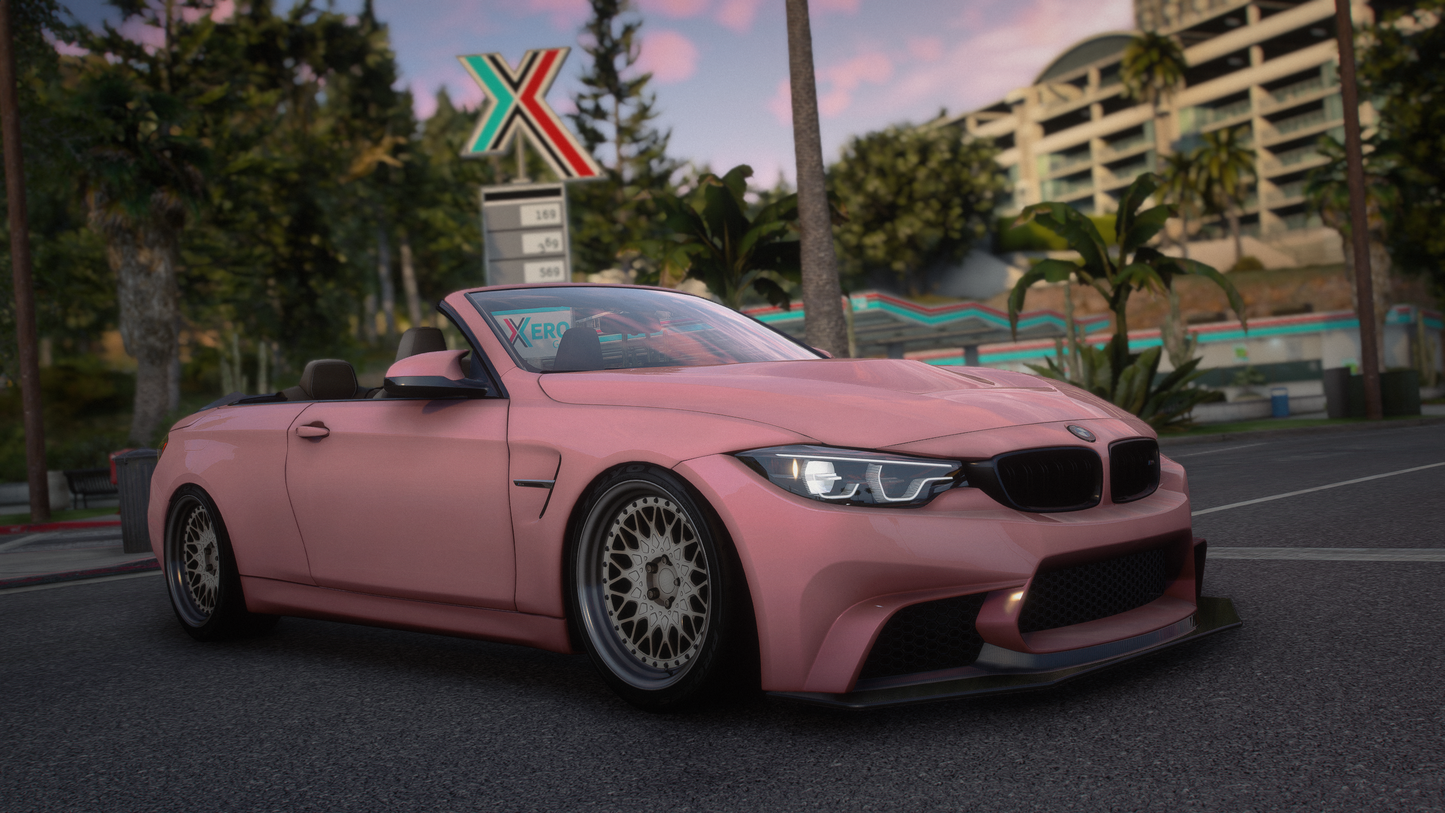 BMW M4 F83 Convertible 2014 [210+ Tuning / Animated Roof / Liveries / Rims / Add-On / Debadged / FiveM / LODS / Replace]