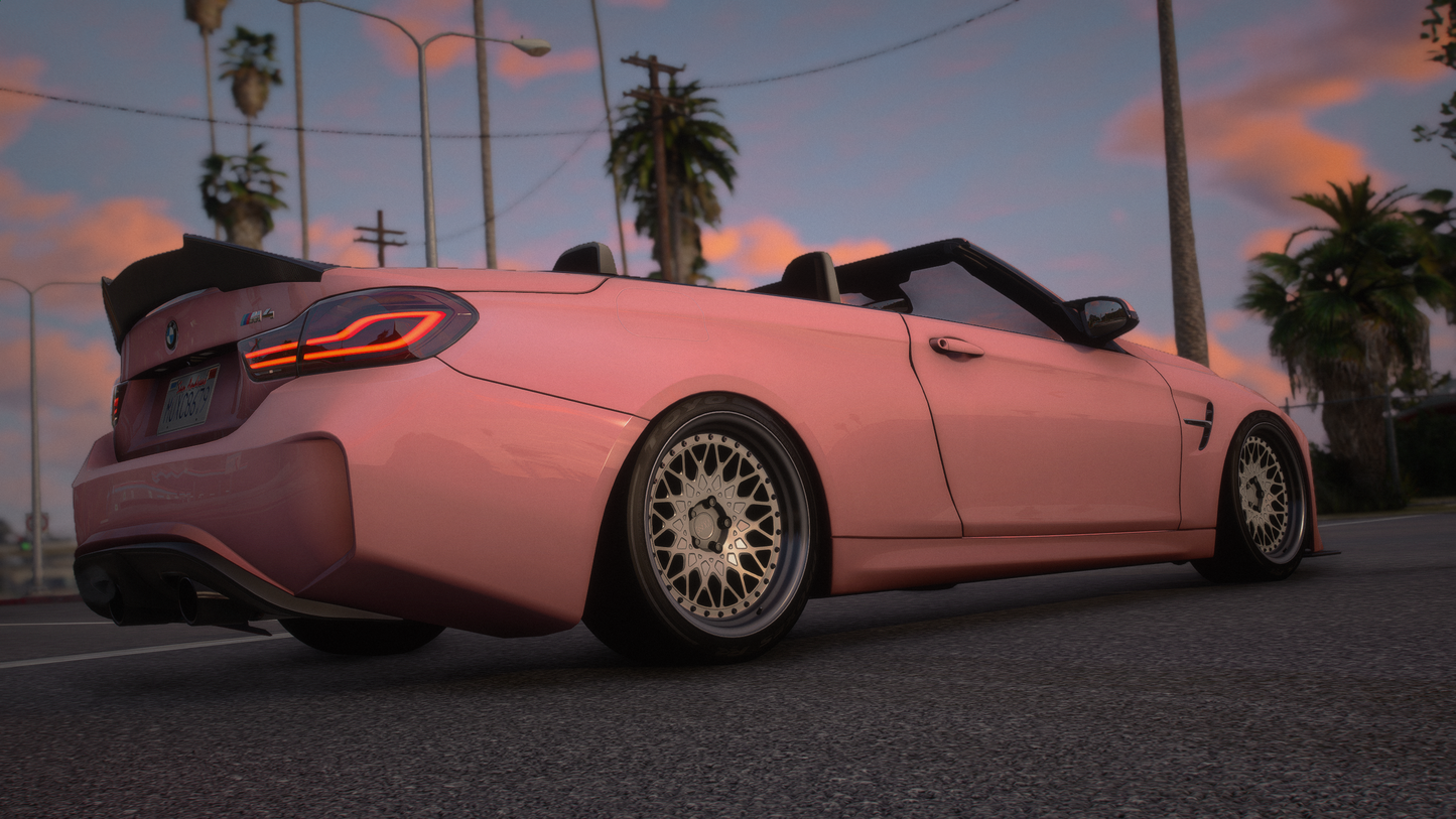 BMW M4 F83 Convertible 2014 [210+ Tuning / Animated Roof / Liveries / Rims / Add-On / Debadged / FiveM / LODS / Replace]