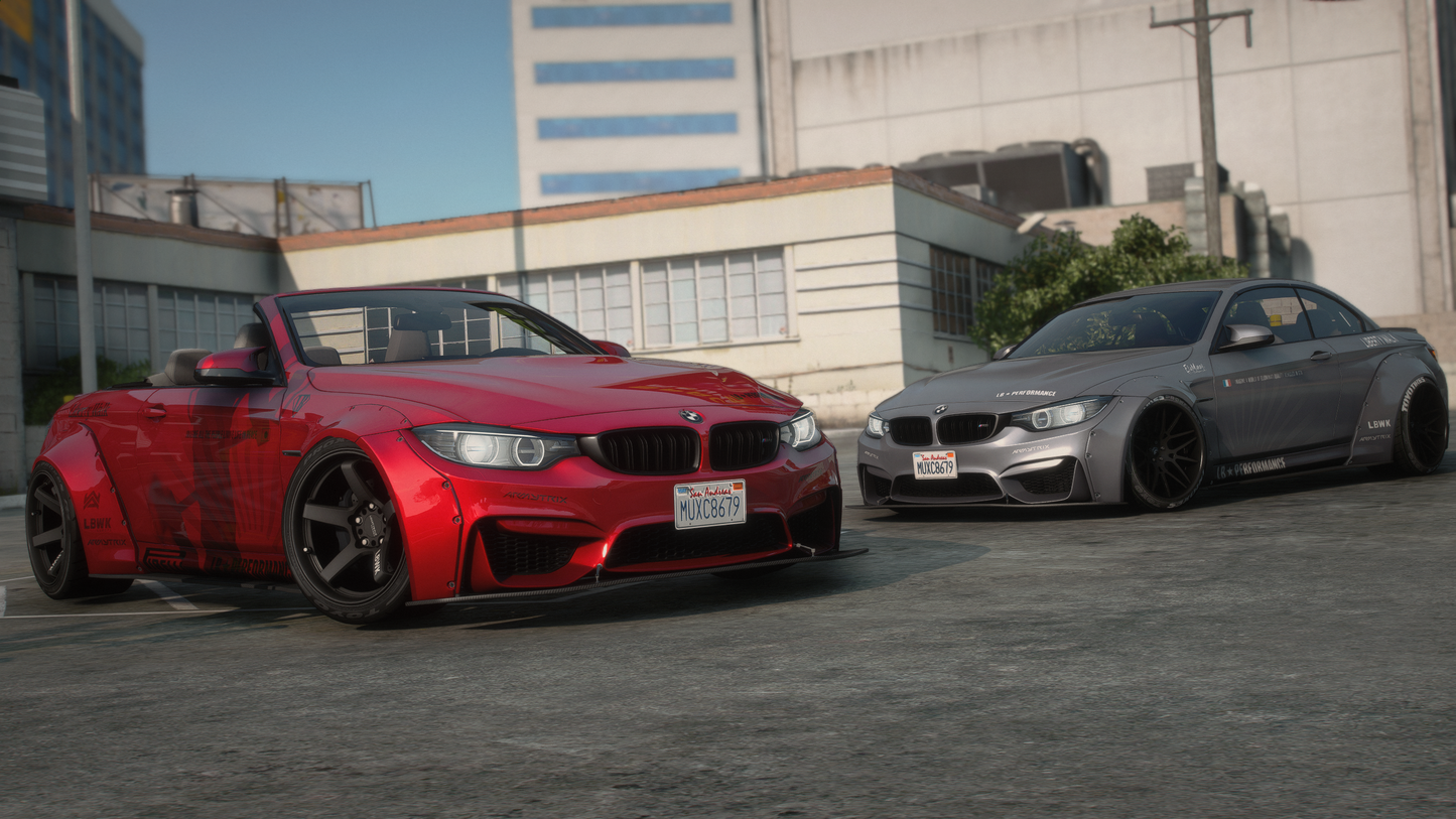 BMW M4 F83 Convertible 2014 [210+ Tuning / Animated Roof / Liveries / Rims / Add-On / Debadged / FiveM / LODS / Replace]