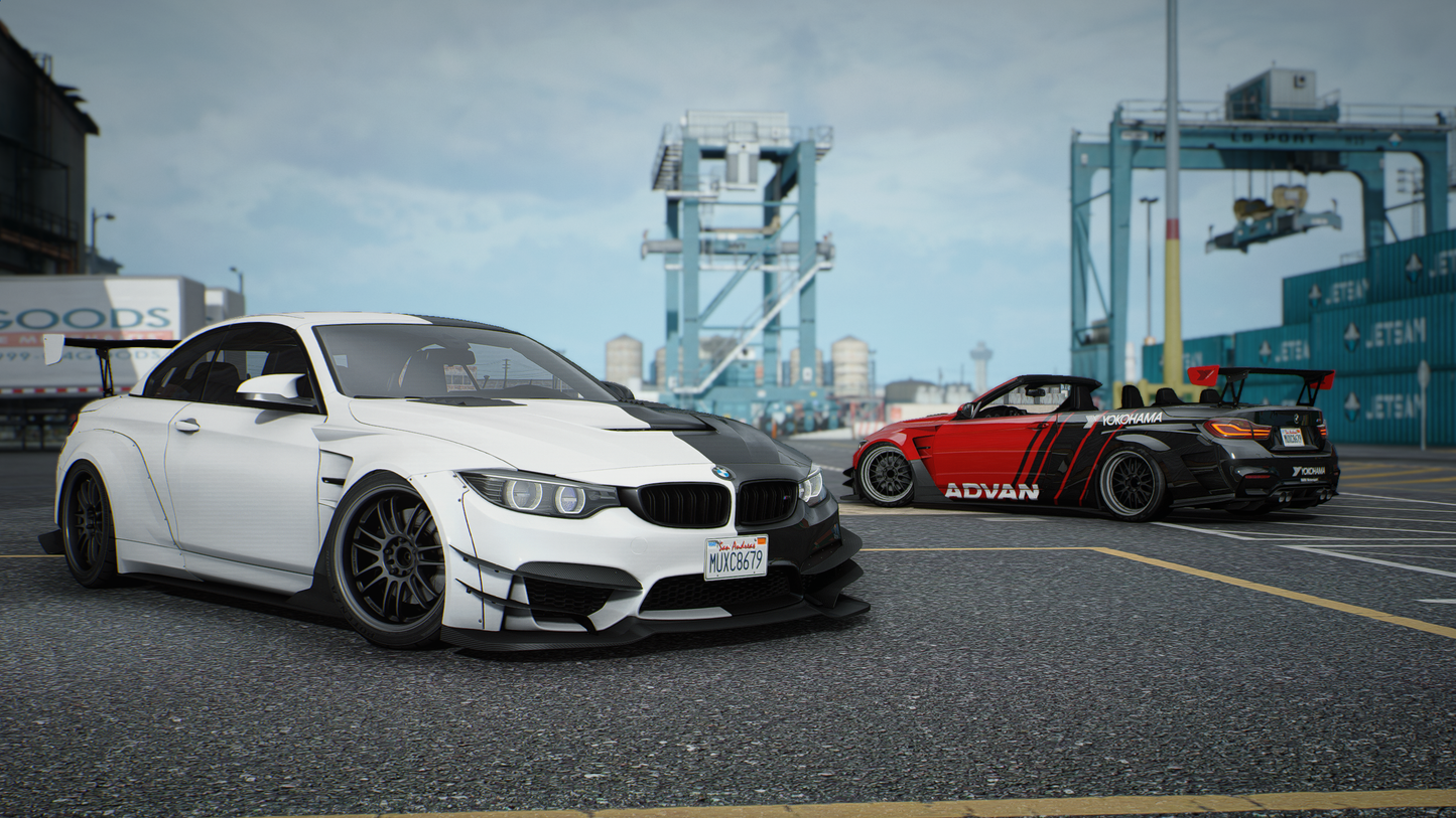 BMW M4 F83 Convertible 2014 [210+ Tuning / Animated Roof / Liveries / Rims / Add-On / Debadged / FiveM / LODS / Replace]