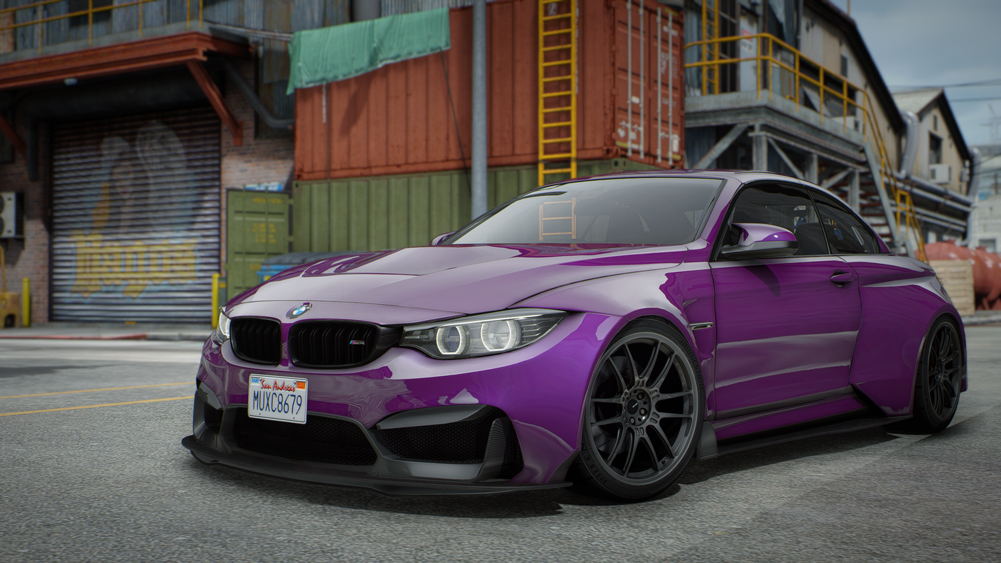 BMW M4 F83 Convertible 2014 [210+ Tuning / Animated Roof / Liveries / Rims / Add-On / Debadged / FiveM / LODS / Replace]