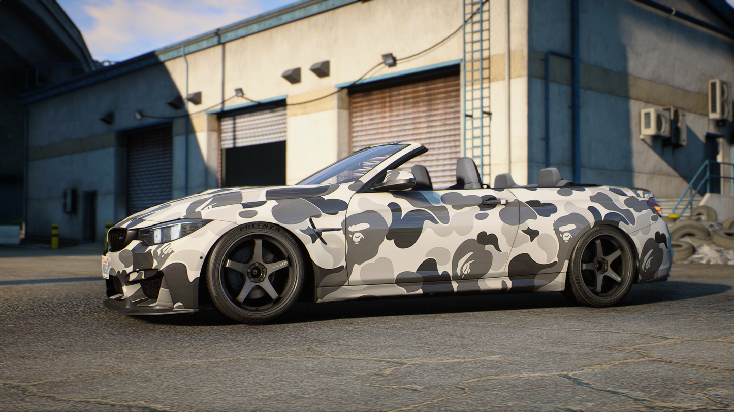 BMW M4 F83 Convertible 2014 [210+ Tuning / Animated Roof / Liveries / Rims / Add-On / Debadged / FiveM / LODS / Replace]