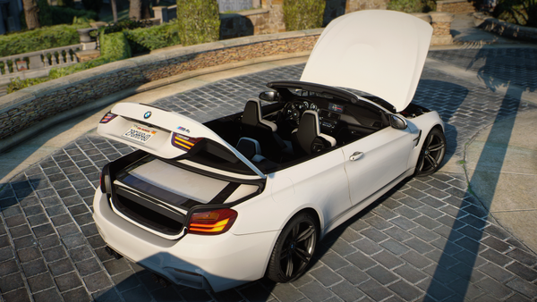 BMW M4 F83 Convertible 2014 [210+ Tuning / Animated Roof / Liveries / Rims / Add-On / Debadged / FiveM / LODS / Replace]