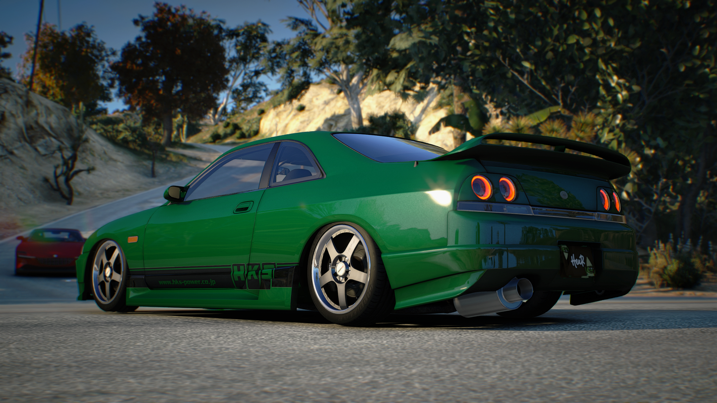 Nissan Skyline R33 GT-R + GTS-T Pack - GTA 5 & FiveM Car Mod | 200+ Tuning parts