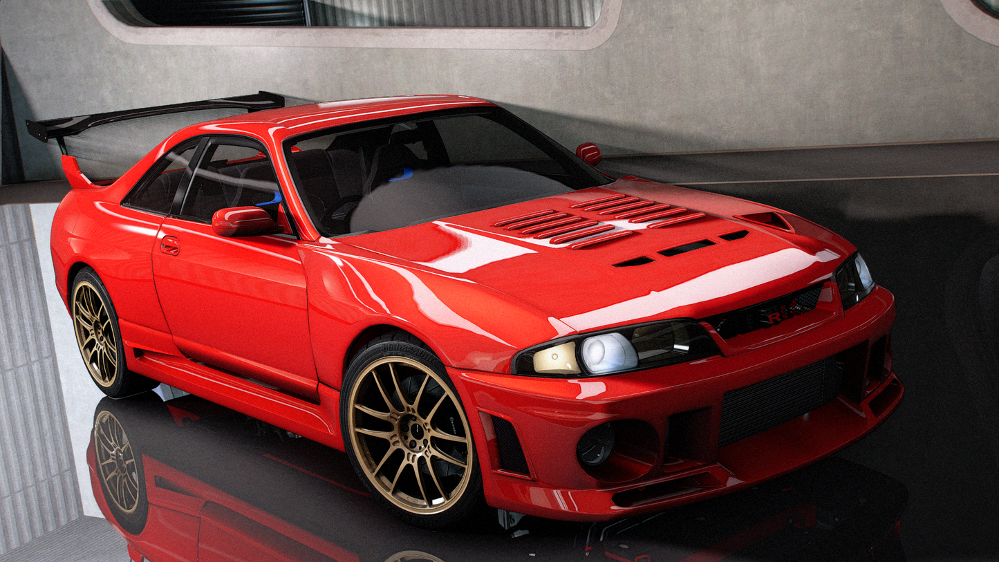 Nissan Skyline R33 GT-R + GTS-T Pack - GTA 5 & FiveM Car Mod | 200+ Tuning parts
