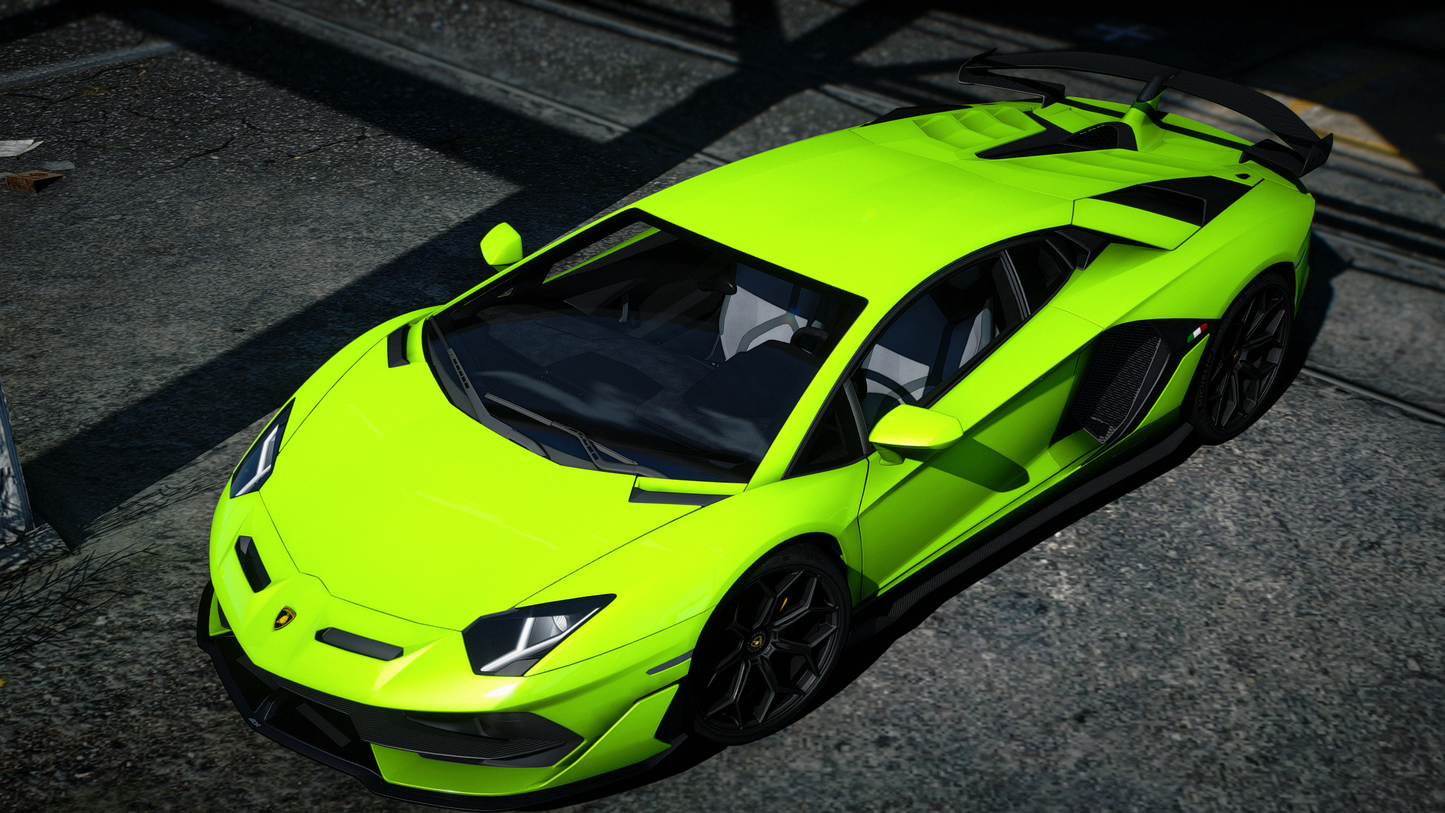 Lamborghini Aventador SVJ - GTA 5 & FiveM Car Mod | 110+ Tuning parts