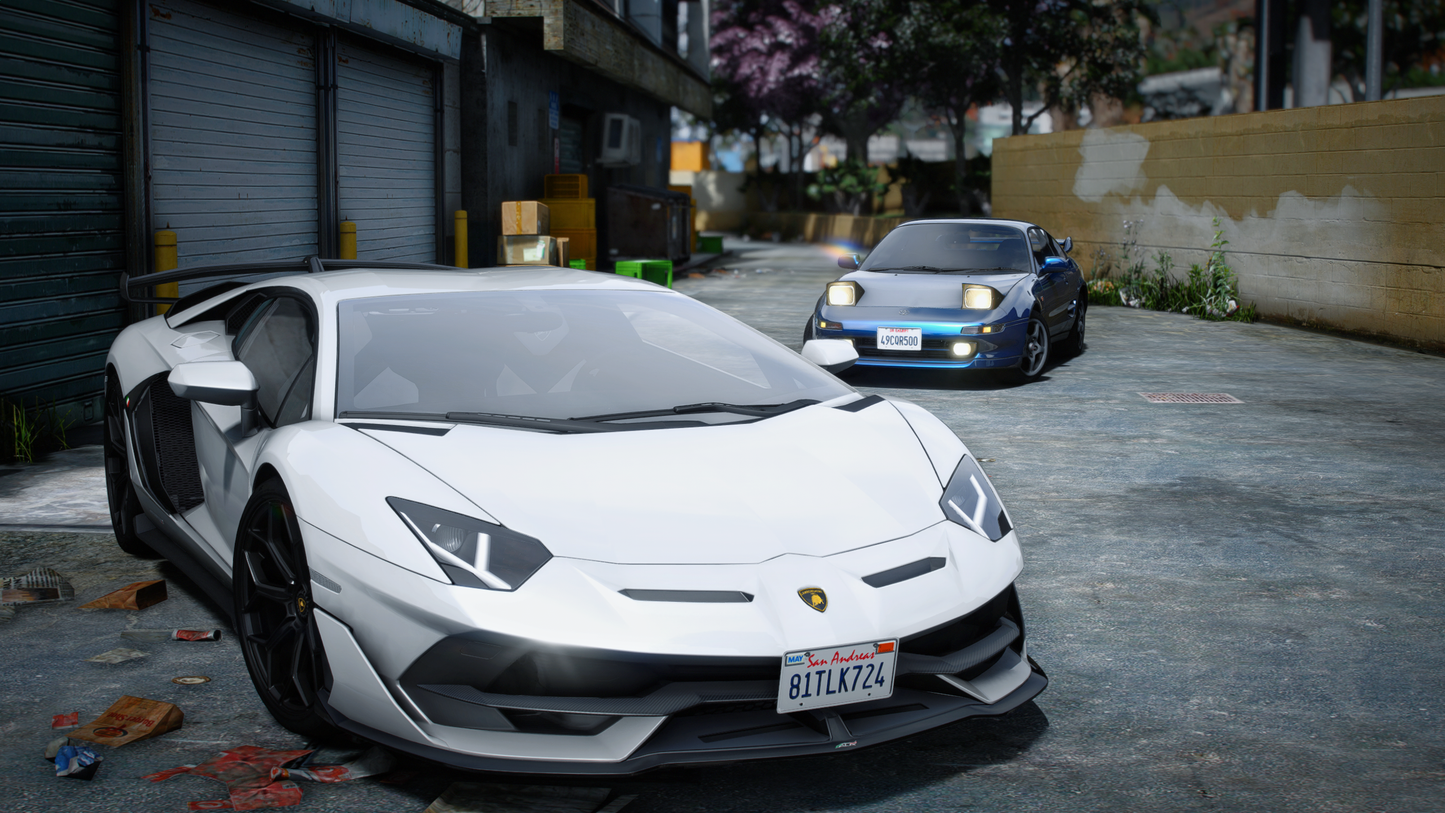 Lamborghini Aventador SVJ - GTA 5 & FiveM Car Mod | 110+ Tuning parts