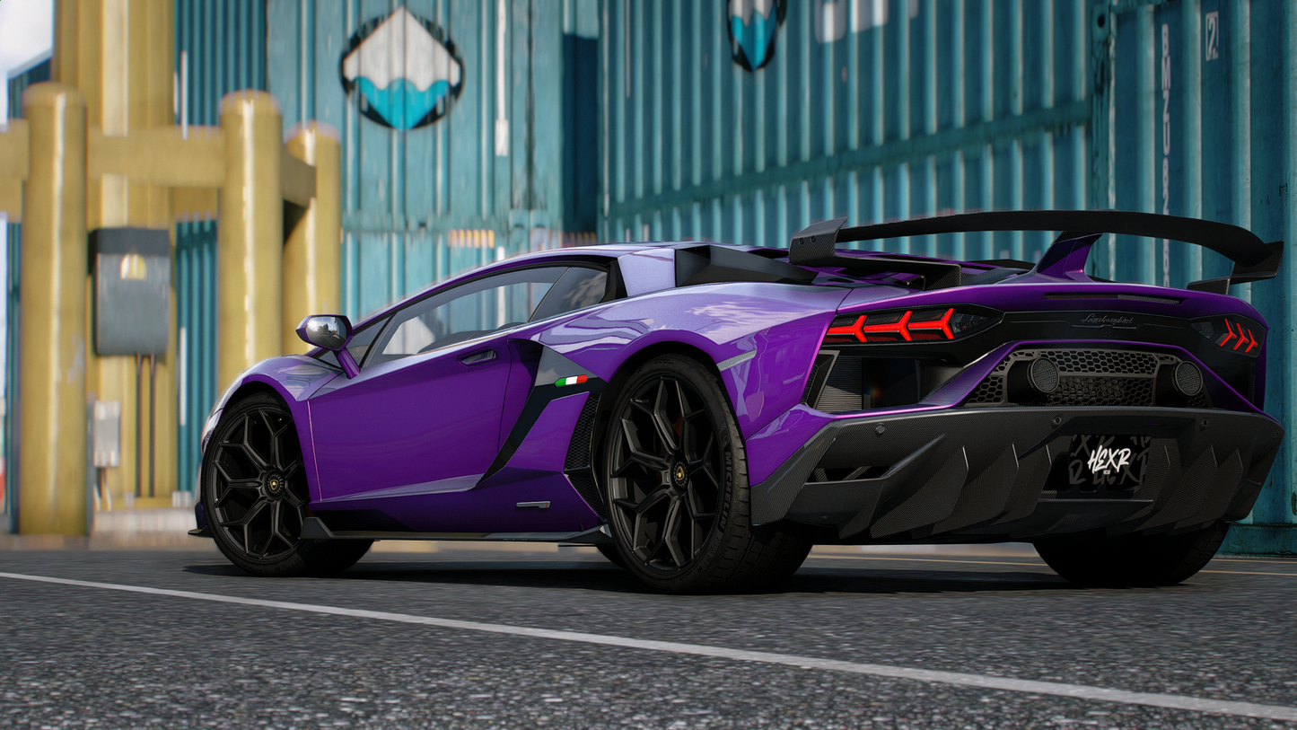 Lamborghini Aventador SVJ - GTA 5 & FiveM Car Mod | 110+ Tuning parts