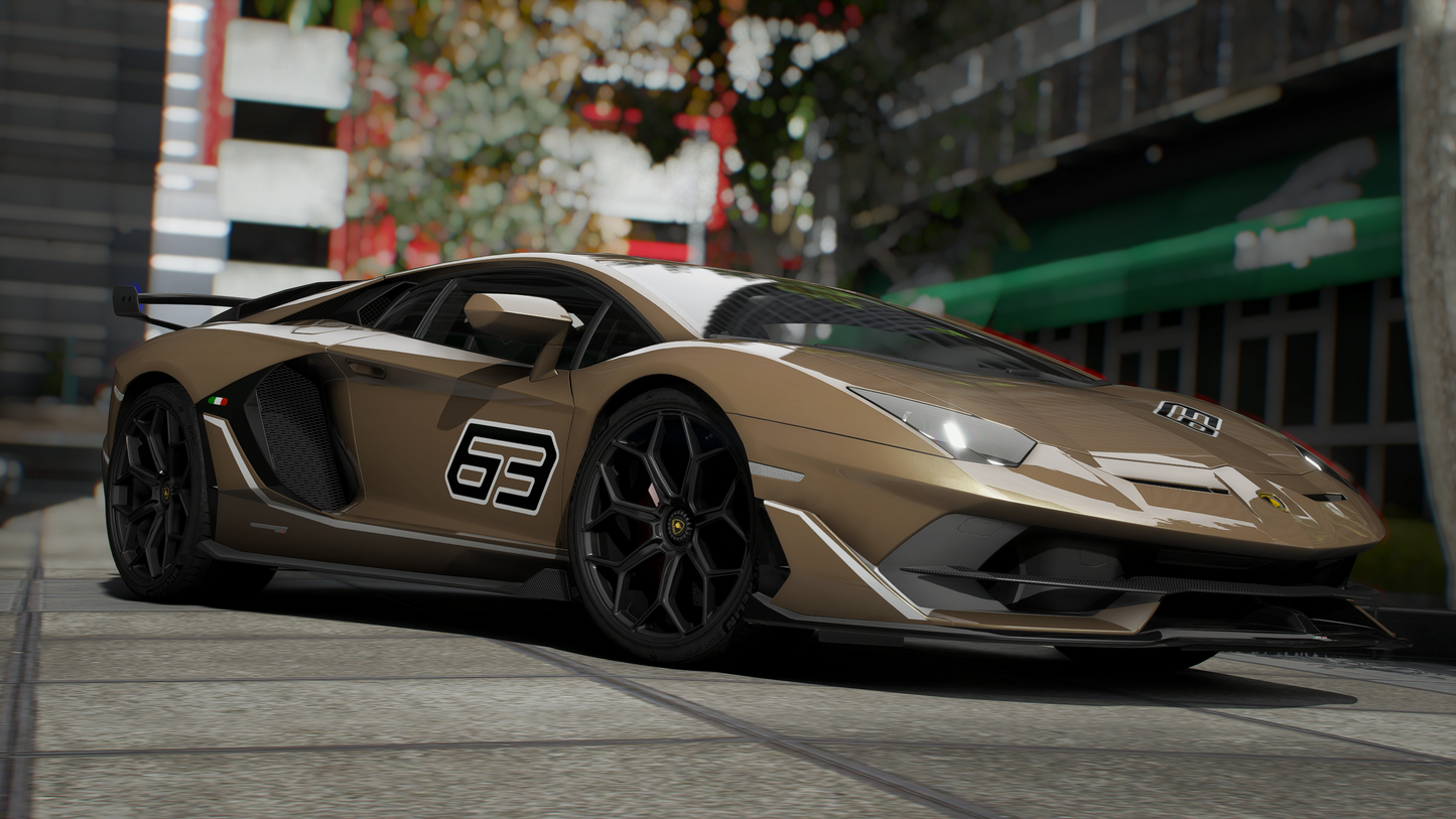 Lamborghini Aventador SVJ - GTA 5 & FiveM Car Mod | 110+ Tuning parts