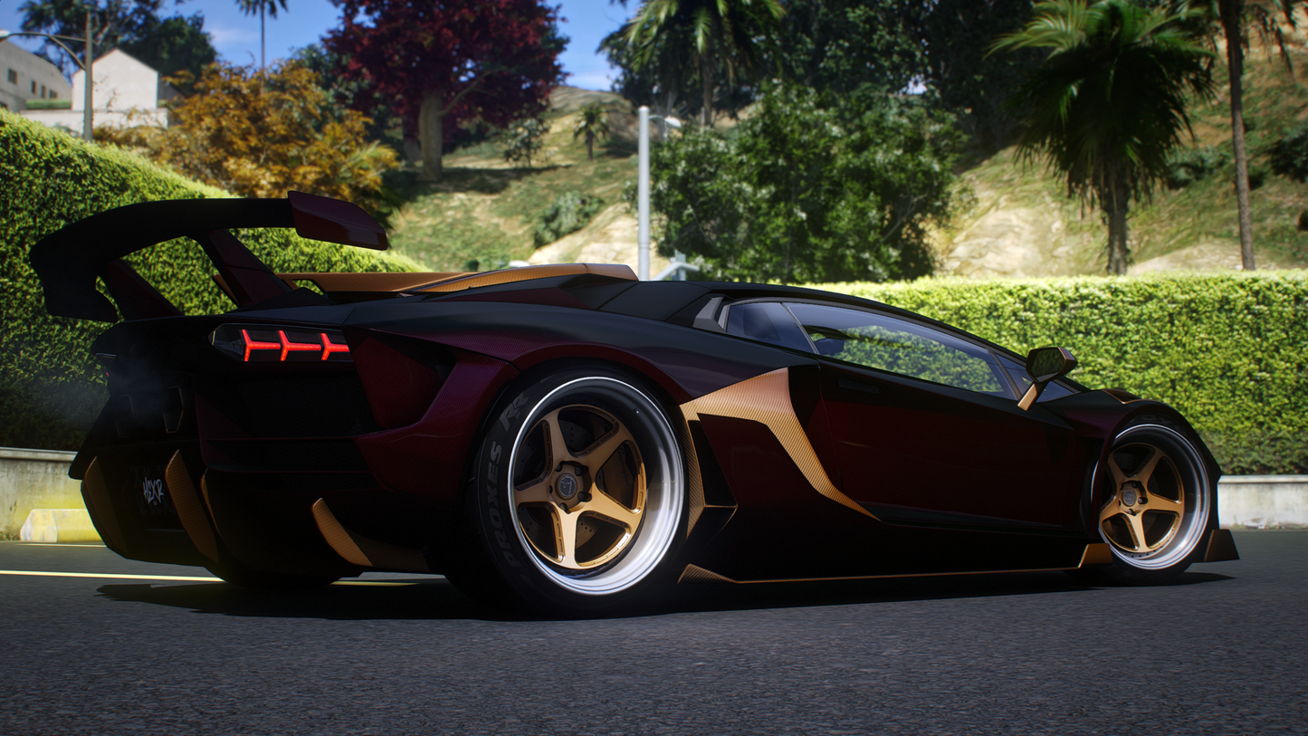 Lamborghini Aventador SVJ - GTA 5 & FiveM Car Mod | 110+ Tuning parts