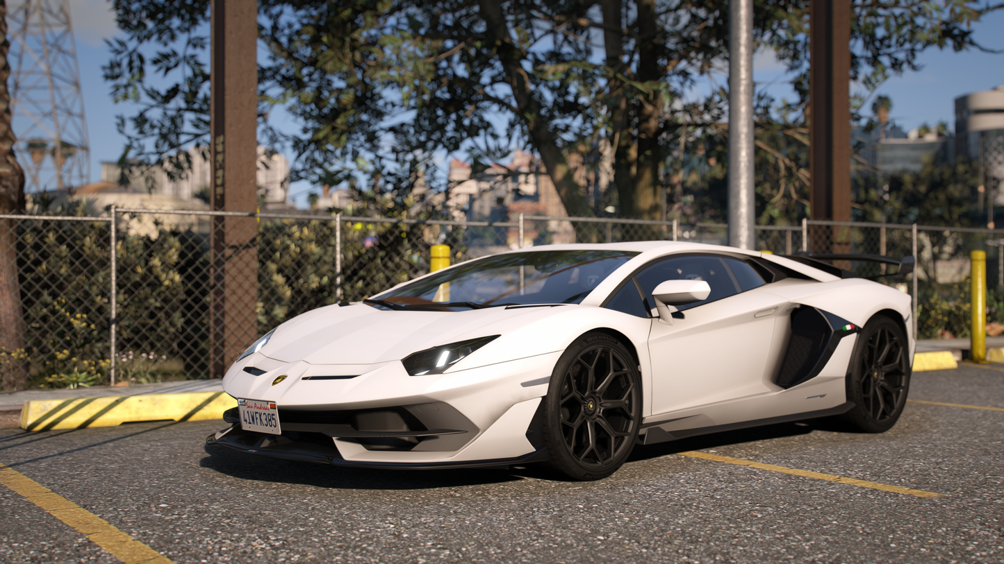 Lamborghini Aventador SVJ - GTA 5 & FiveM Car Mod | 110+ Tuning parts