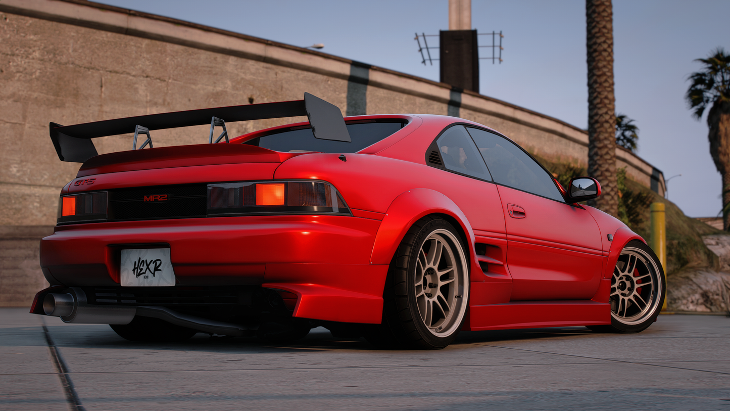 Toyota MR-2 GT-S SW20 - GTA 5 & FiveM Car Mod | 130+ Tuning parts