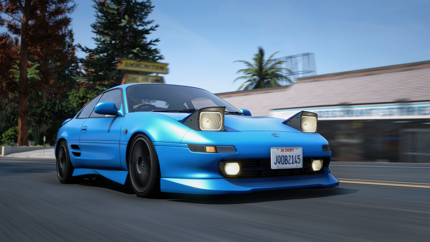 Toyota MR-2 GT-S SW20 - GTA 5 & FiveM Car Mod | 130+ Tuning parts