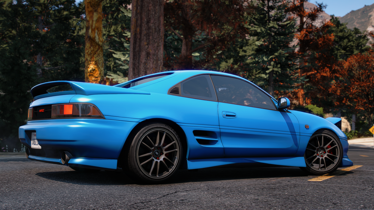 Toyota MR-2 GT-S SW20 - GTA 5 & FiveM Car Mod | 130+ Tuning parts