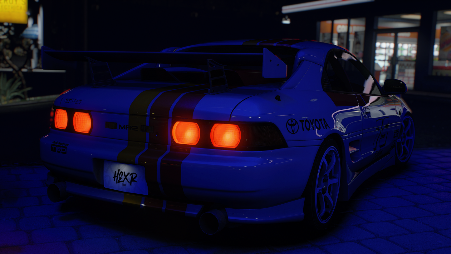 Toyota MR-2 GT-S SW20 - GTA 5 & FiveM Car Mod | 130+ Tuning parts