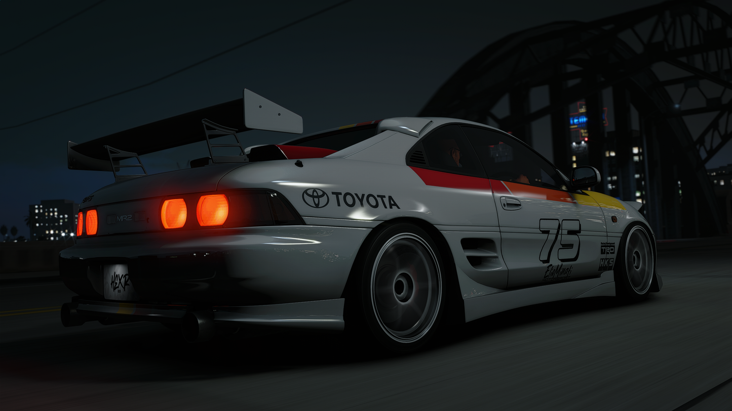 Toyota MR-2 GT-S SW20 - GTA 5 & FiveM Car Mod | 130+ Tuning parts