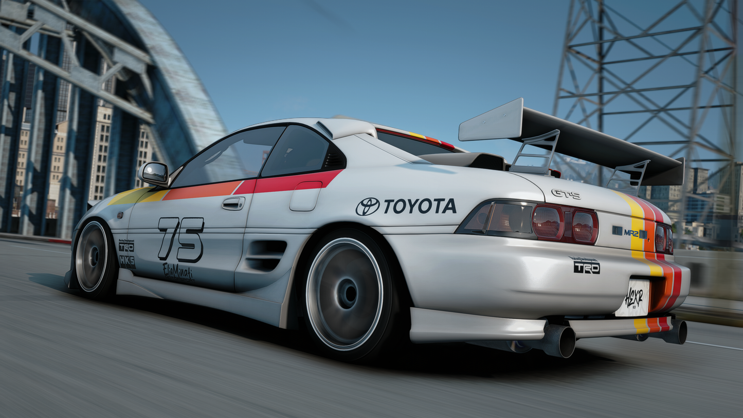 Toyota MR-2 GT-S SW20 - GTA 5 & FiveM Car Mod | 130+ Tuning parts