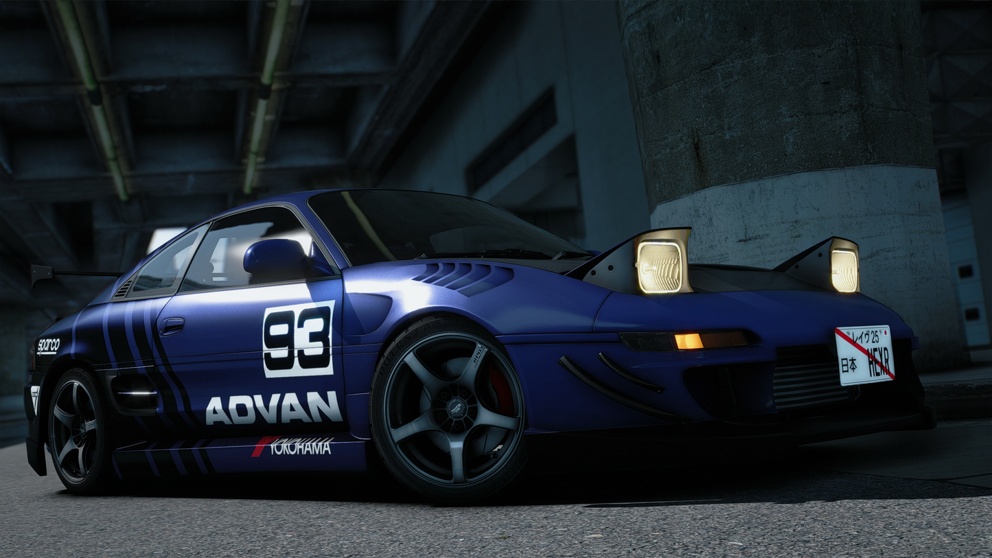 Toyota MR-2 GT-S SW20 - GTA 5 & FiveM Car Mod | 130+ Tuning parts